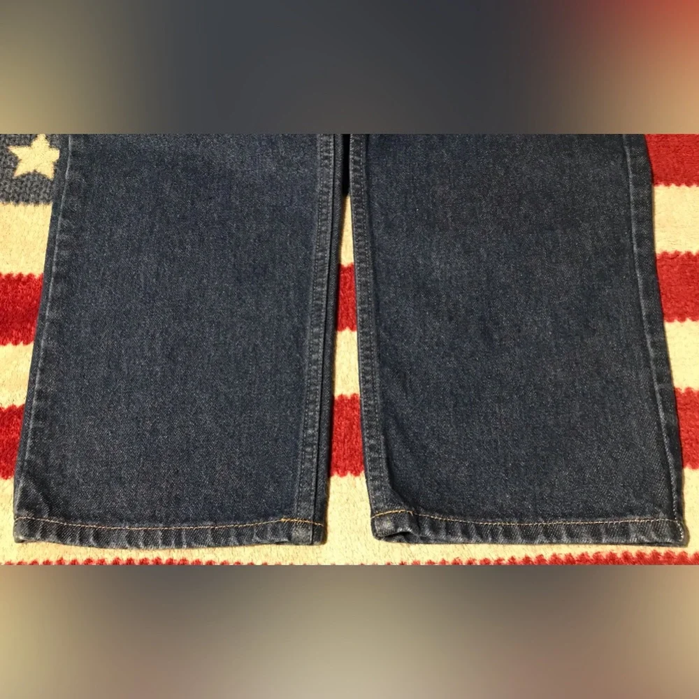 NWOT Vintage LL BEAN Natural Fit Denim Jeans 38x29 Work Outdoors Rlx Carhartt Ld